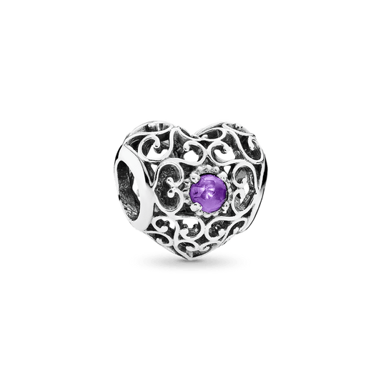Charm Coração De Fevereiro