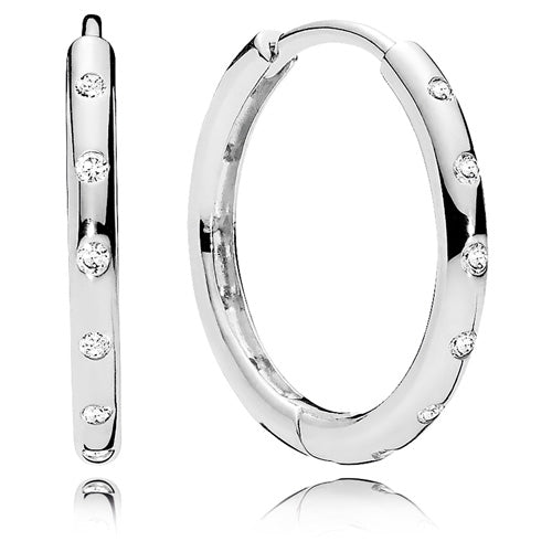 Brinco Argola Ponto de Luz