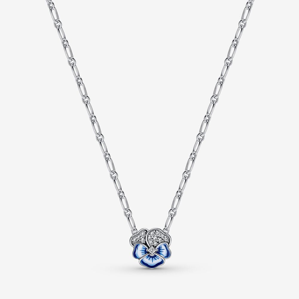 Colar Amor-Perfeito Azul