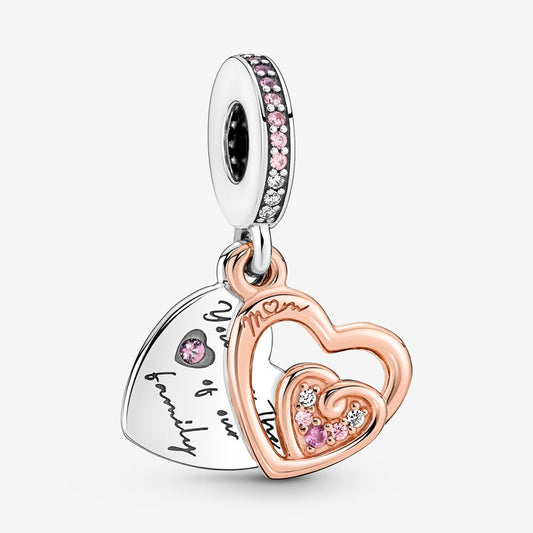 Charm Corações Infinitos Entrelaçados