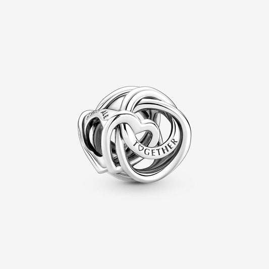 Charm Coração Sempre Cercado da Família