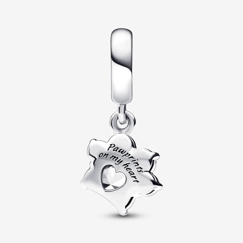 Charm Pata de Animal de Estimação Cintilante