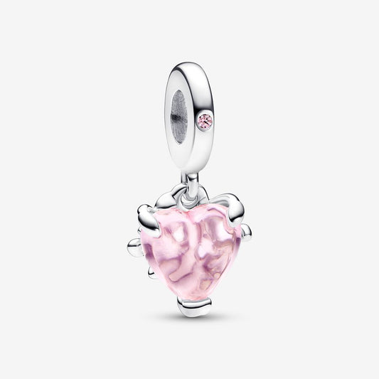 Charm Árvore genealógica rosa e coração