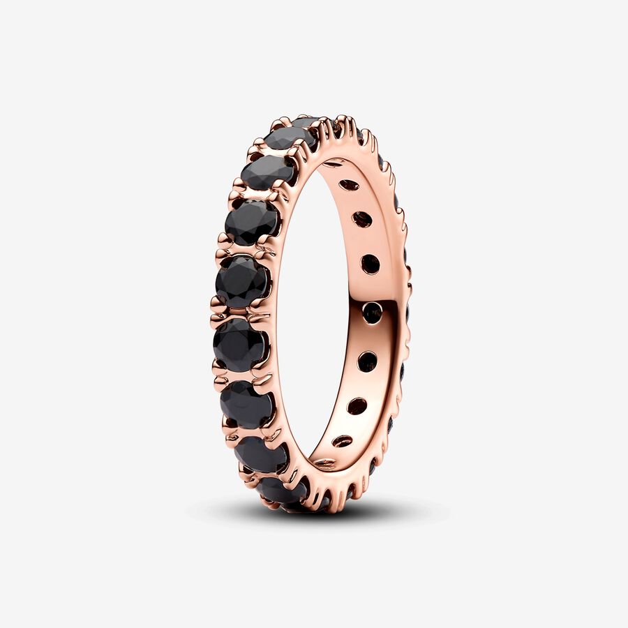 Anel Eternity Brilhante Black