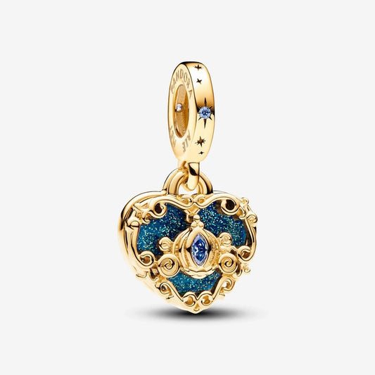 Charm Duplo Carruagem da Cinderela
