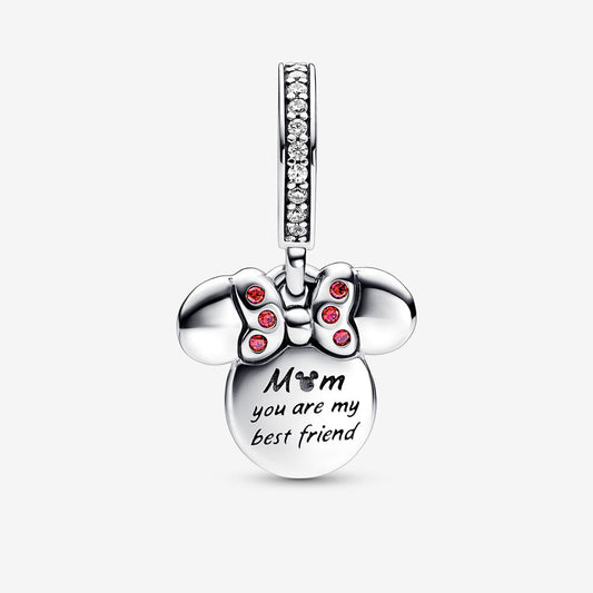 Charm Duplo Silhueta Minnie