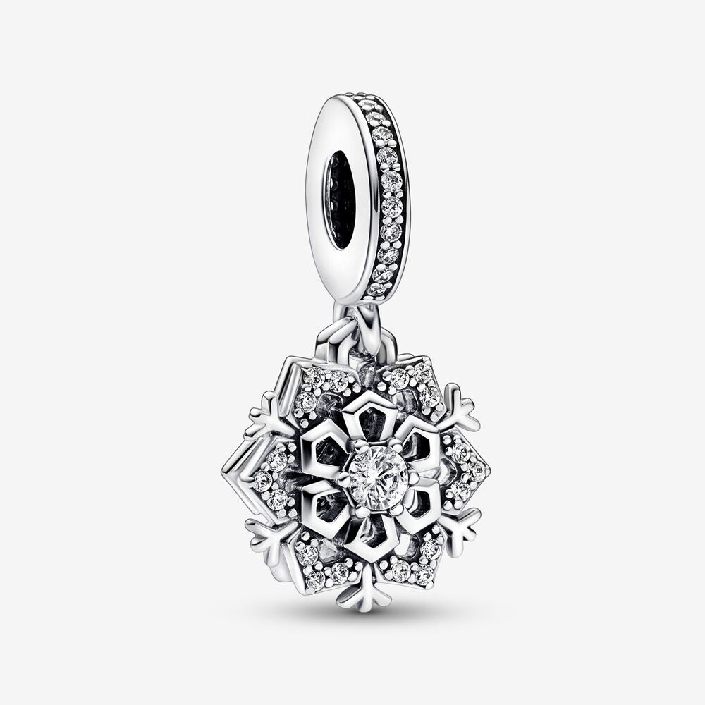 Charm Floco de Neve Duplo