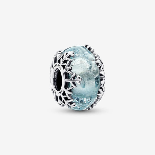 Charm Floco de Neve de Murano