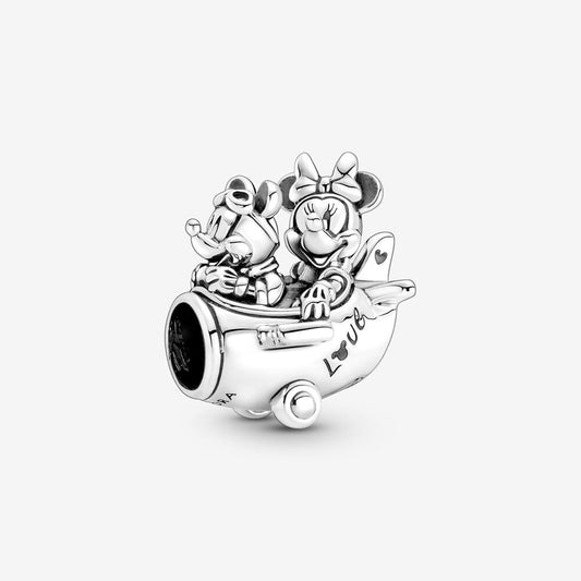 Charm Mickey e Minnie no Avião