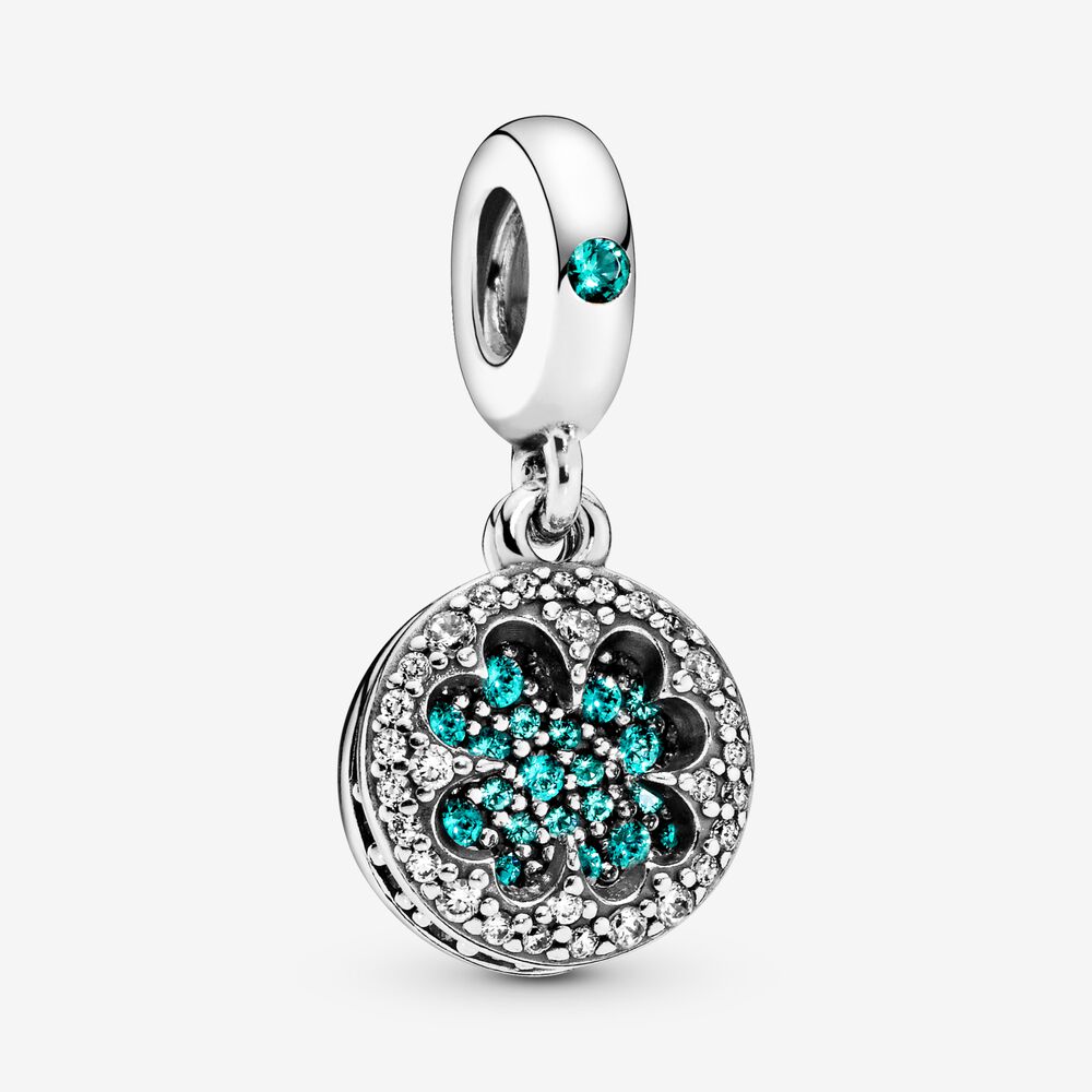 Charm Trevo de Quatro Folhas da Sorte