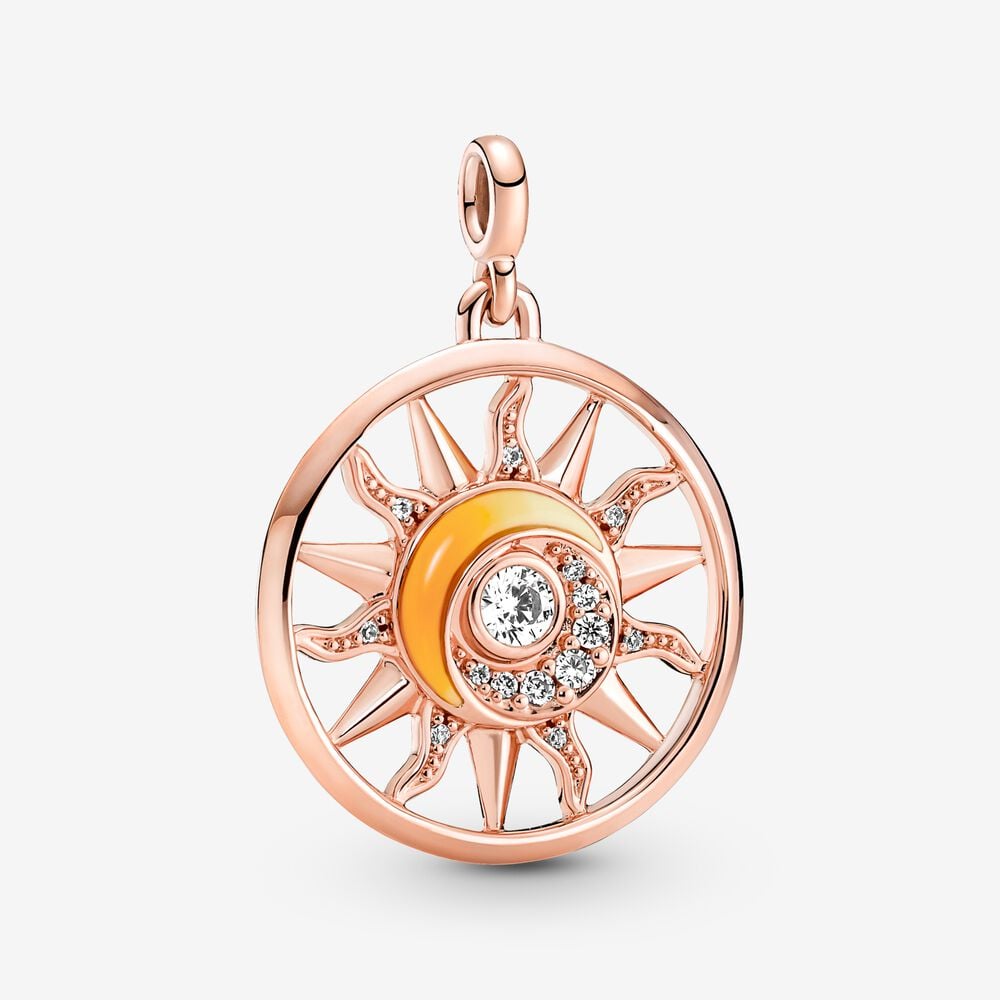 Mini Charm Medalhão Poder do Sol