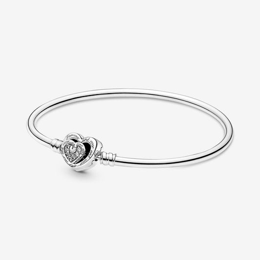 Pulseira Entrelaçados Infinitos Corações
