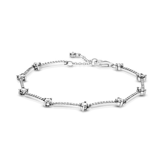 Pulseira com Barra Brilhante
