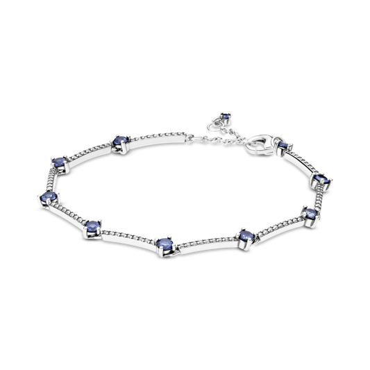 Pulseira com Barra Brilhante