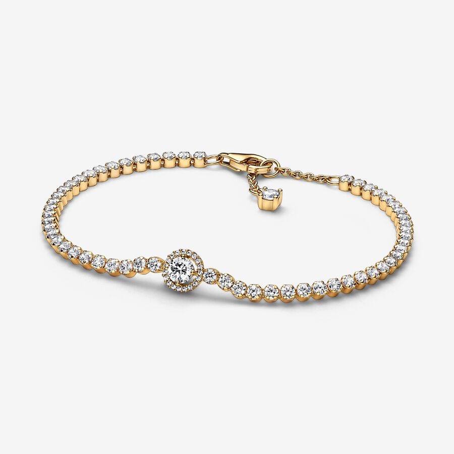 Pulseira de Tênis Sparkling Halo