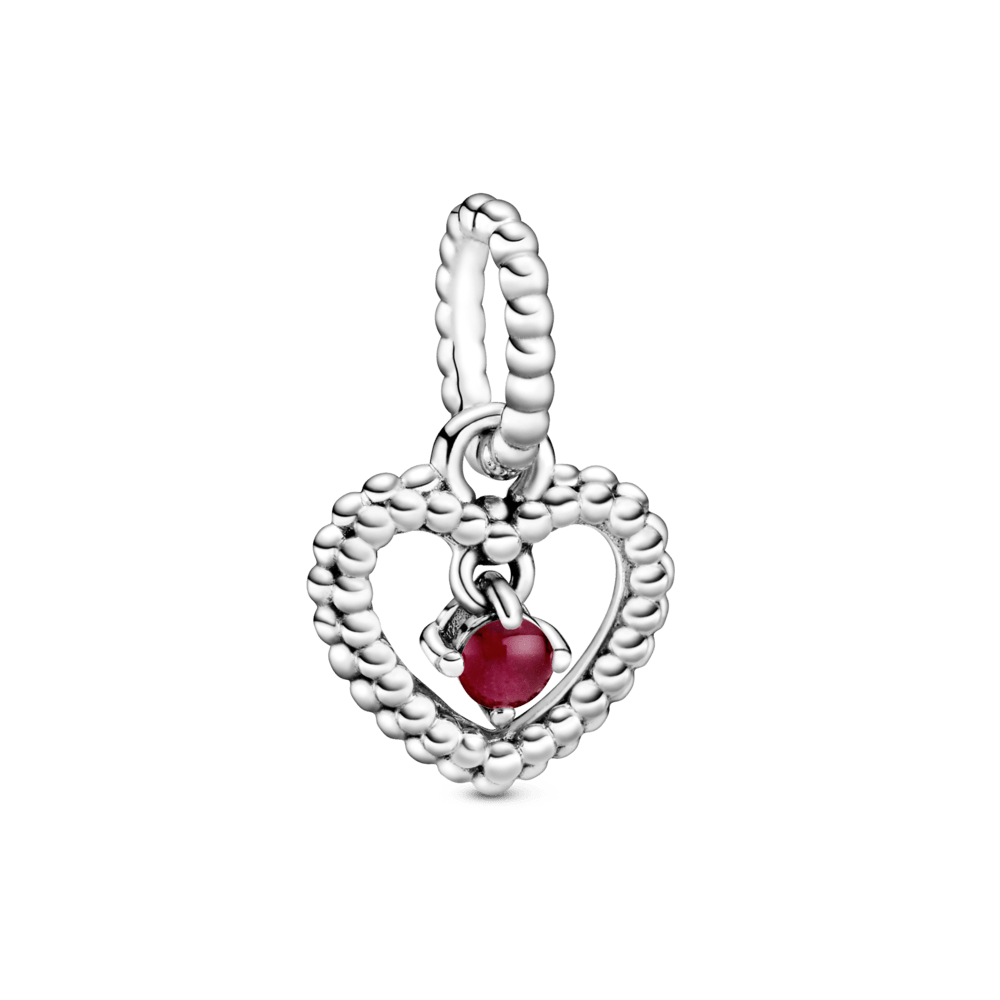 Charms Pendente Coração Esferas - Meses